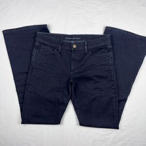 Banana Republic 29 Dark Wash Stretch Flare Denim Blue Jeans